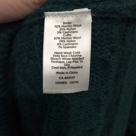 Talbots Petites Green Sweater - Picture 5 of 6